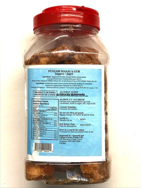 GC PUNJABI MASALA GUR (Jaggery) 1KG - apniroots Grocery